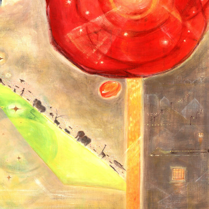 絵画「愛の共存」の細部（2）
