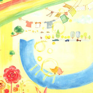 絵画「「おはよう」ってはじまる日常」の細部 4