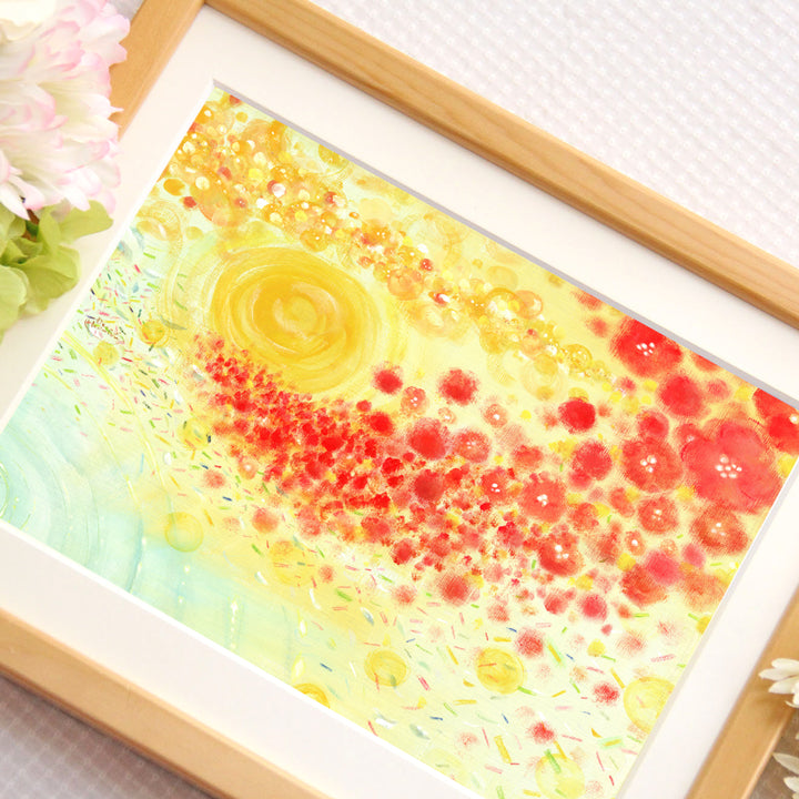 絵画「どきっ、わくわく、うきうき、きらきら」の細部（1）