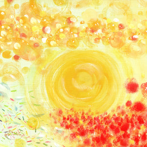 絵画「どきっ、わくわく、うきうき、きらきら」の細部 4