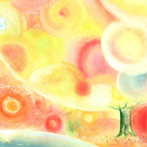 絵画「縁(えん) ‐すべての出逢いに感謝‐」の細部 4