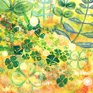絵画「grow」の細部 3