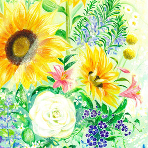 絵画「きらめき」の細部 3