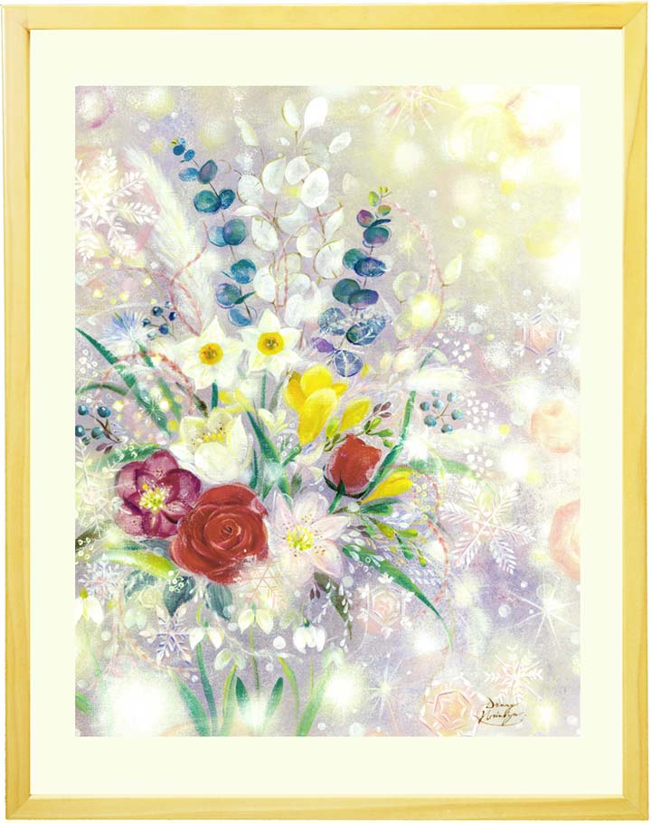 絵画「風花 ～kazahana～」の作品全体