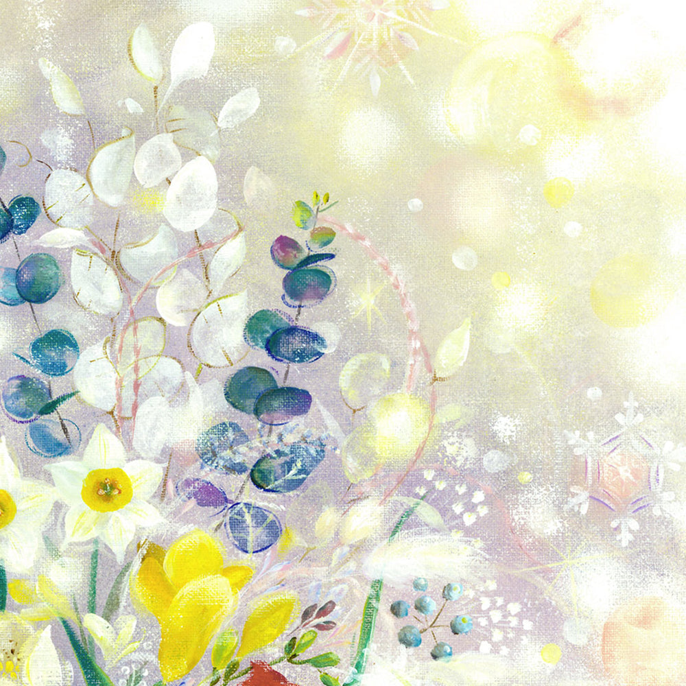 絵画「風花 ～kazahana～」の細部（2）