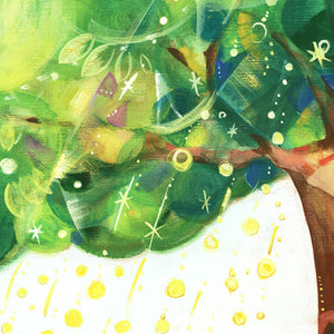 絵画「Shine Tree」の細部 3