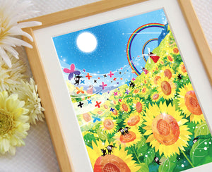 絵画「Sunny Day」の細部（1）