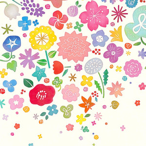 絵画(ミニ) 「Happy Bouquet」 (ヒヂリンゴ・聖)