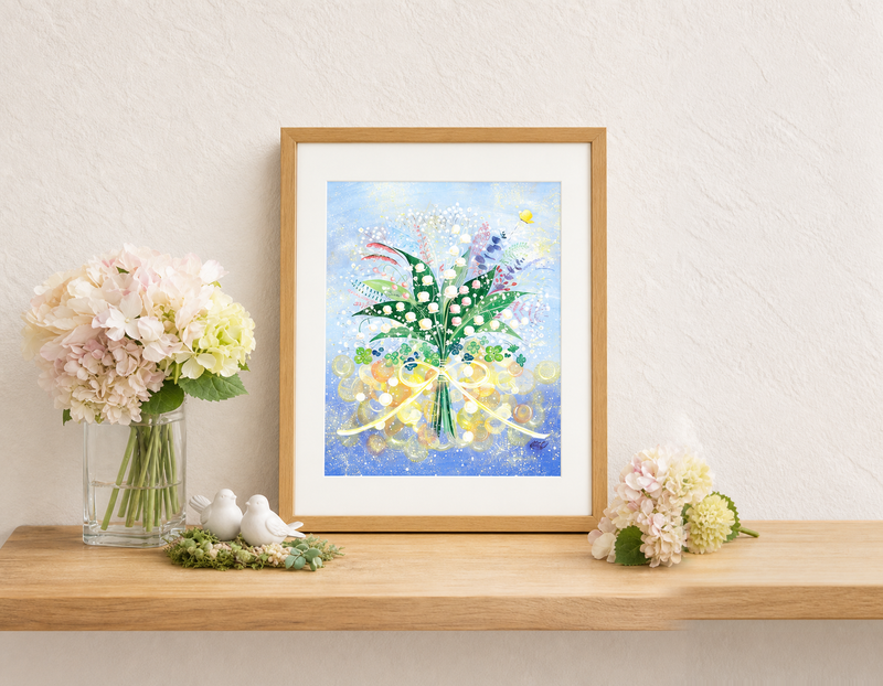 玄関やリビング、部屋に飾る絵画インテリア｜花・癒し・幸せ – 絵画