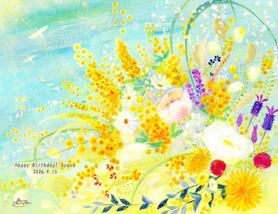 春告ぐミモザの花束