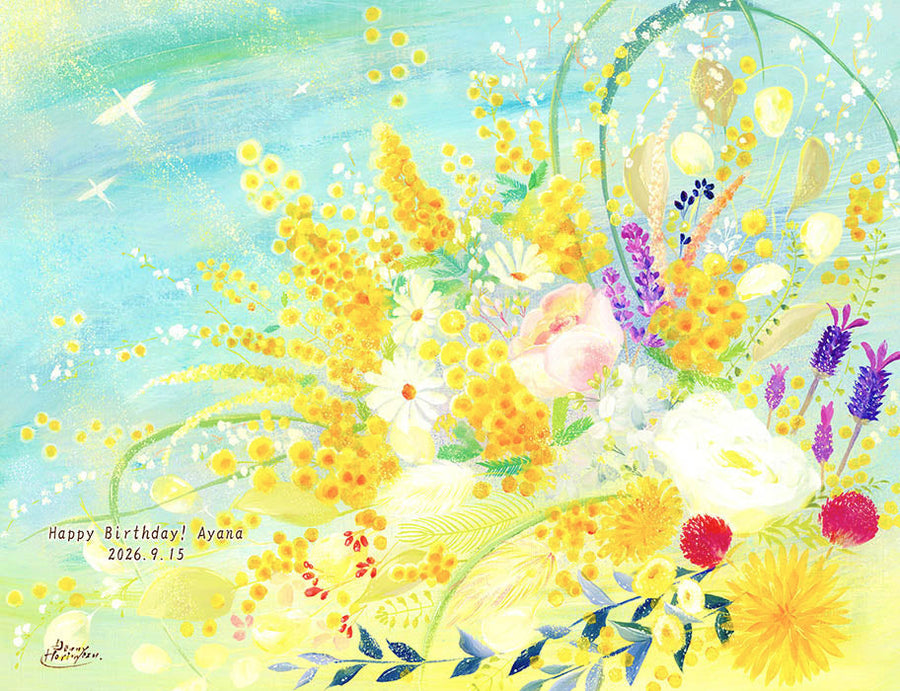 春告ぐミモザの花束