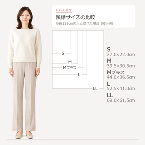 SからLLまで5種類の額縁サイズ比較