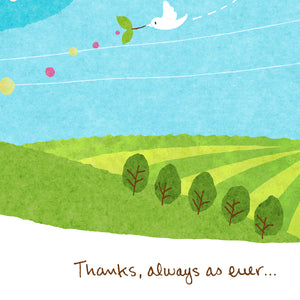 絵画「Thanks, always as ever. ‐これまでも これからも ありがとう‐」の細部（4）