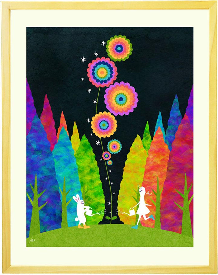 絵画「願い」の作品全体