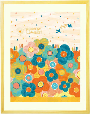 絵画「Wish ‐ありがとうの花‐」の作品全体