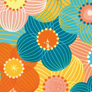 絵画「Wish ‐ありがとうの花‐」の細部（3）