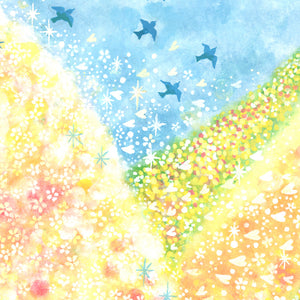 絵画「はじまりの日」の細部（3）