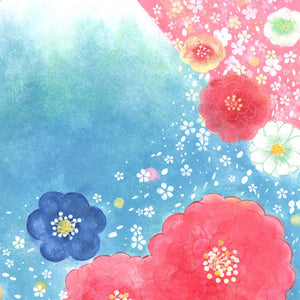 絵画「歓びの空へ」の細部（3）