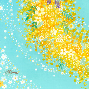 絵画「つなぐ、つむぐ」の細部（4）