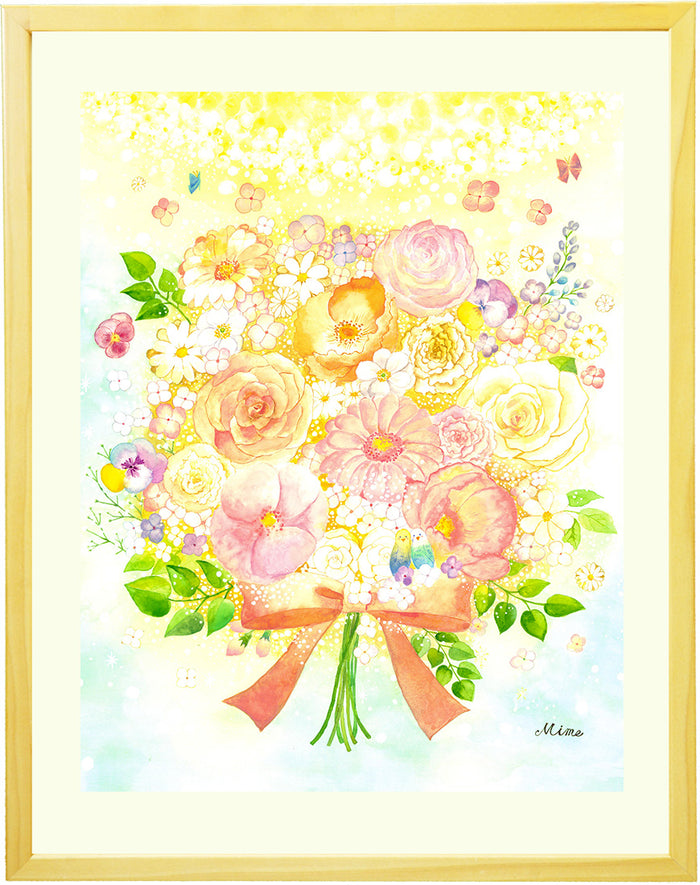 絵画「光 ～ hikari ～」の作品全体