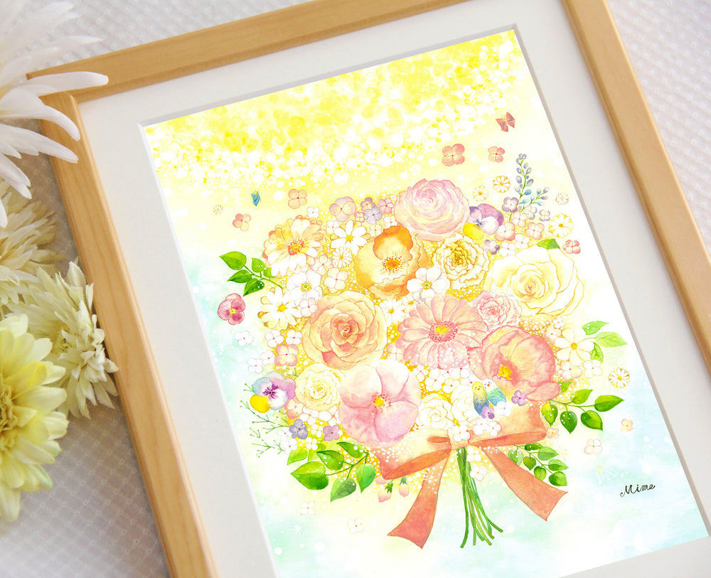 絵画「光 ～ hikari ～」の細部（1）