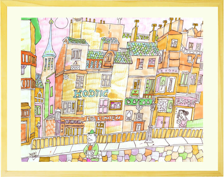 絵画「PRESENT ‐プレゼント‐」の作品全体