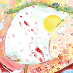 絵画「ふるさと」の細部（3）