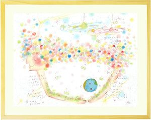 絵画「優しいゆりかご」の作品全体