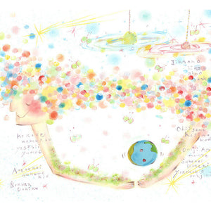 絵画「優しいゆりかご」の細部（1）