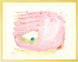 絵画「つつみ つつまれよう」の作品全体
