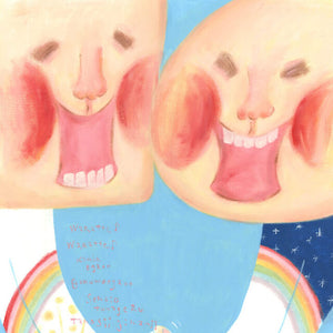 絵画(ミニ) 「笑って♪」 (One's childhood)