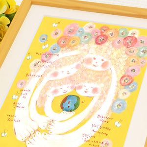 絵画「星のこども」の細部（4）
