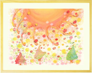 絵画「丸い心」の作品全体