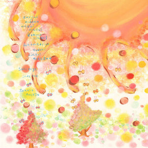 絵画「丸い心」の細部（2）