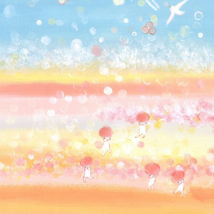 絵画「あふれる命」の細部（2）