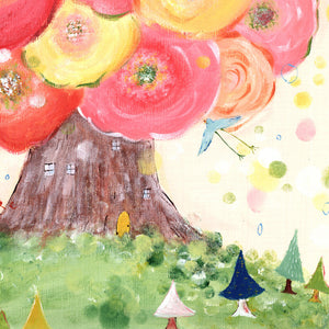 絵画「咲きつづく日々」の細部（2）