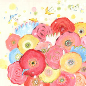 絵画「咲きつづく日々」の細部（3）