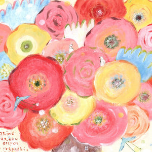 絵画「咲きつづく日々」の細部（5）