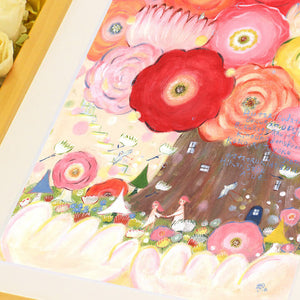 絵画(ミニ) 「重ねゆく日々」 (One's childhood)