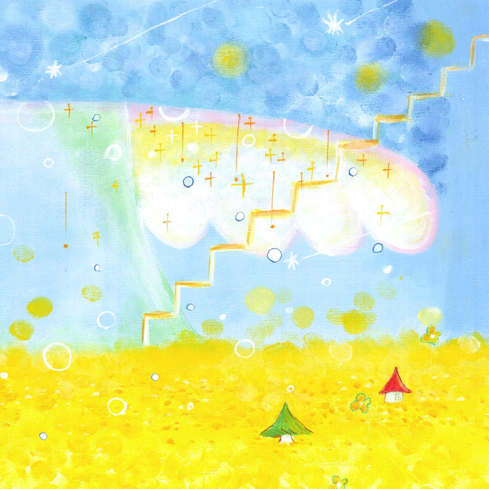 絵画「Ｋｉｂｏｕ ‐ 希望 ‐」の細部（2）