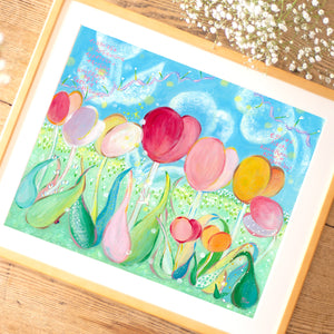 絵画「心があえば」の細部（1）