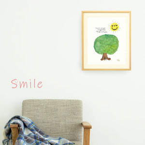 絵画「Laugh together. ‐いっしょに笑おう‐」の細部（3）
