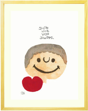 絵画「Smile with you always」の作品全体