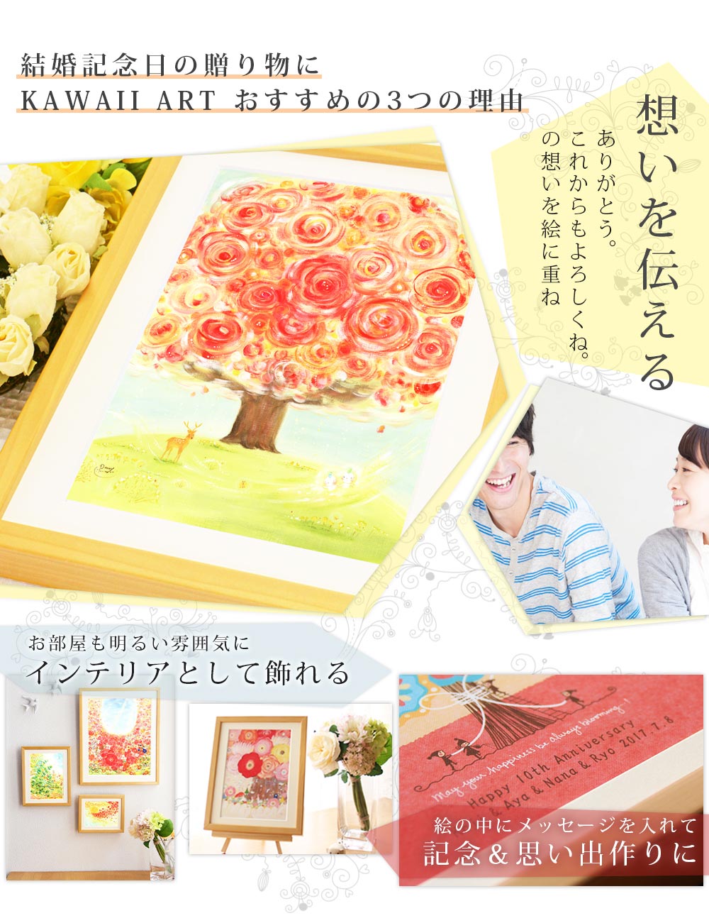 妻への結婚記念日のプレゼント