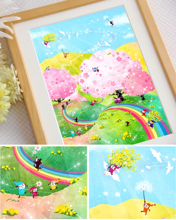 絵画、海、絵、海の中、ウミガメ、サンゴ、珊瑚