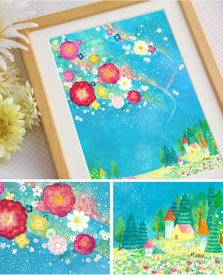 花の絵画