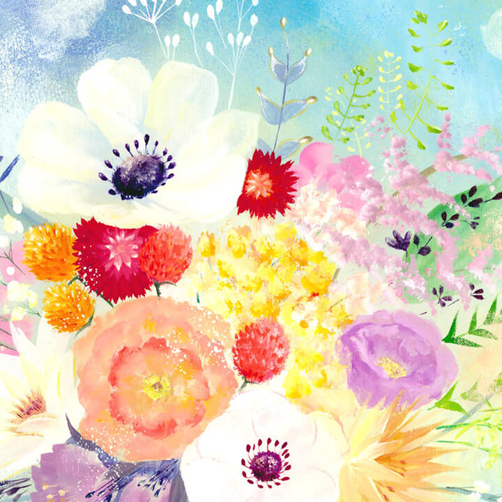 花の絵画